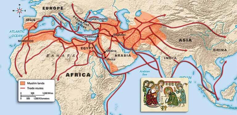 Trade Routed Sahul What Did Muslim Traders Spread Along Trade Routes - Religious Question