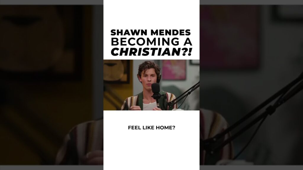 Shawn Mendes Becoming A Christian?! #shorts - YouTube